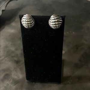David Yurman Silver Earrings